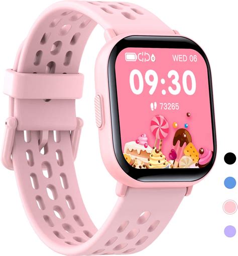 pink watch for girls|Kids Smart Watch for Girls,IP68 Waterproof Kids。